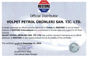 Restore Distribütörlük